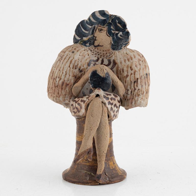 Lisa Larson, a unique chamotte stoneware sculpture.