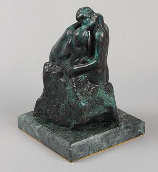 SKULPTUR, brons, efter Auguste Rodin.