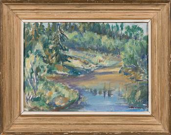 TYKO SALLINEN, oil on canvas, signed and dated 1948.