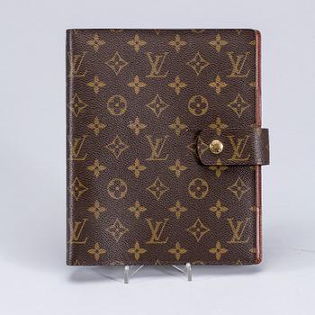 AGENDA, "Large ring agenda cover", Louis Vuitton.