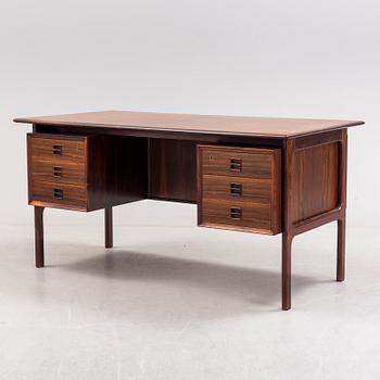 A 1960´s  Danish writing desk veneered with jakaranda, possibly designed by Arne Vodder.