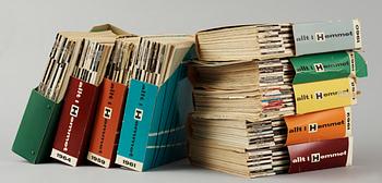 SAMLING TIDSKRIFTER, "Allt i Hemmet", 1958-65 samt 1968.