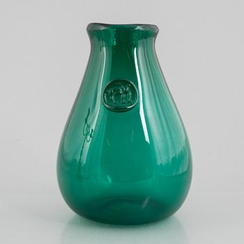 Erik Höglund, vas, glas, Boda, 1957.