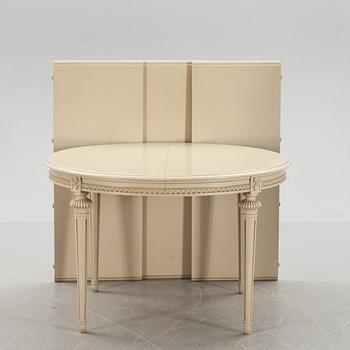 MATSALSGRUPP, 9 delar, gustaviansk stil. 1900-talets andra hälft.