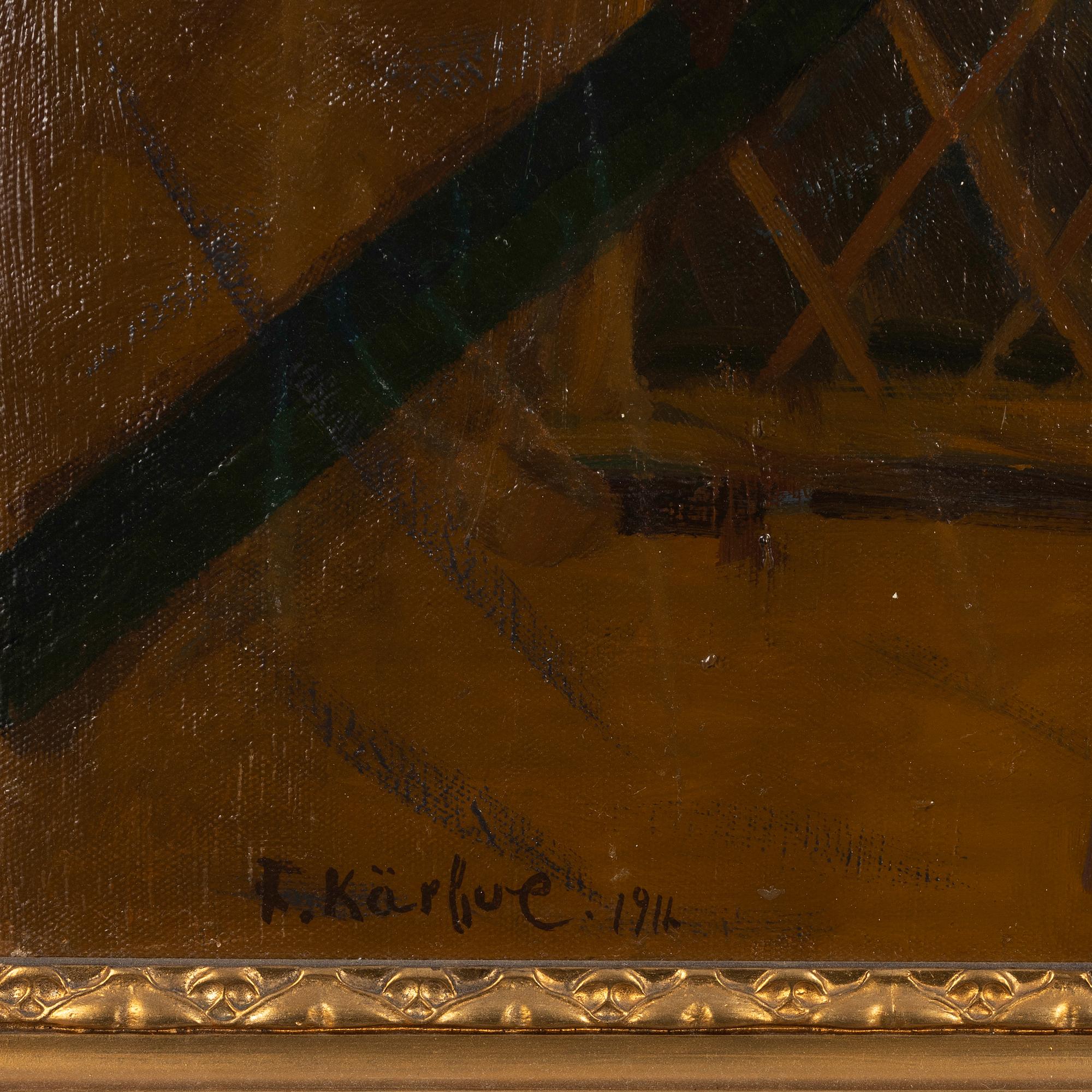 Fritz Kärfve, Sitting nude.