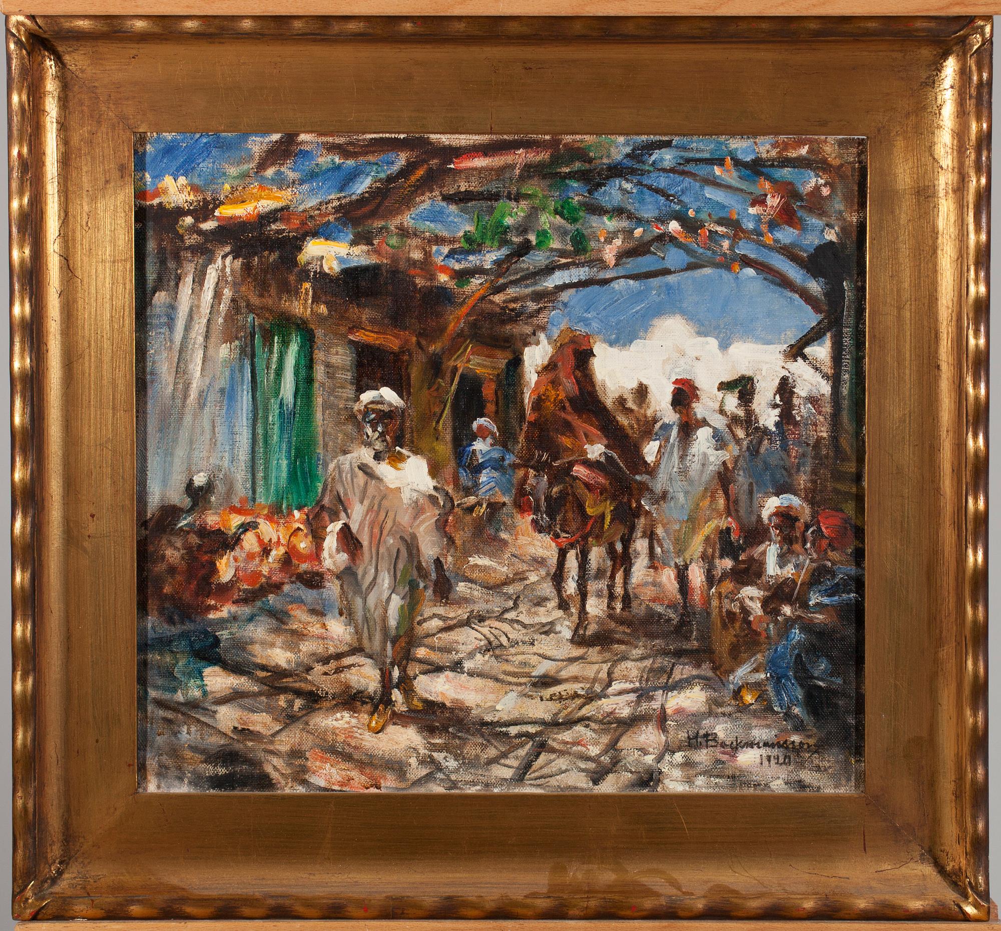 HUGO BACKMANSSON, olja på duk, signerad och daterad 1920.