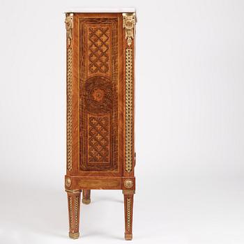 A Gustavian marquetry and ormolu-mounted  secretaire by Gottlieb Iwersson ca 1781 (master in Stockholm 1778-1813)..