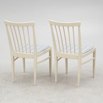 Carl Malmsten, dining group, 5 pieces, "Herrgården", second half of the 20th Century.