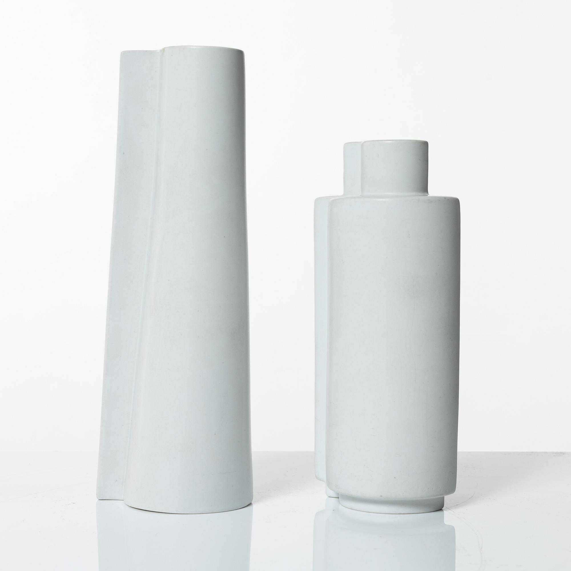 Wilhelm Kåge, two 'Surrea' vases, Gustavsberg.