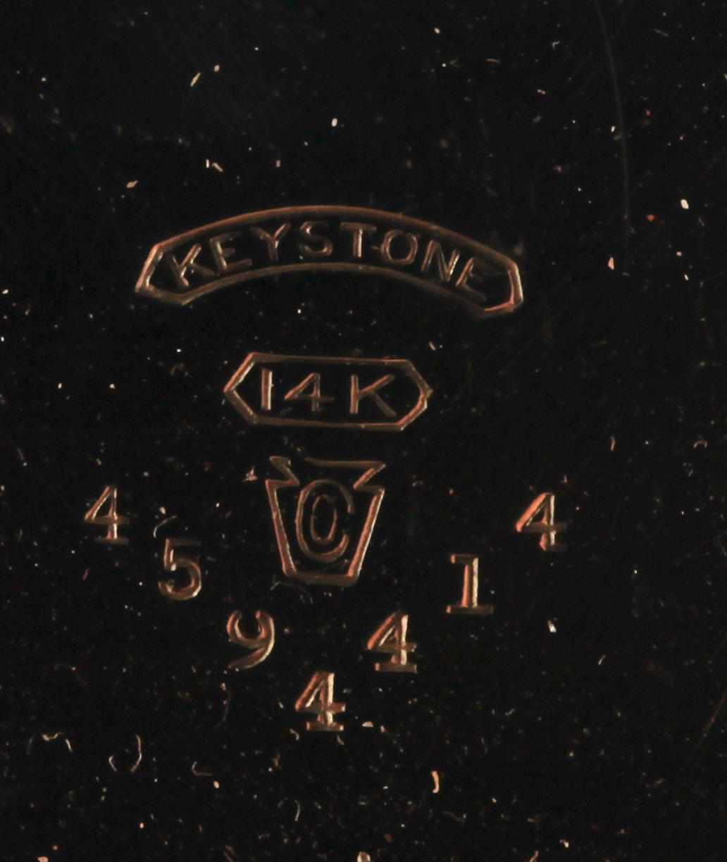 FICKUR, 14k guld, Elgin, tidigt 1900-tal.