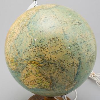 A second half of the 20th century globe/table light.