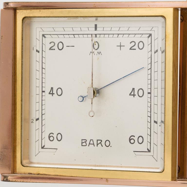 ANGELUS, super, table clock, barometer, thermometer, 190 x 88 mm,