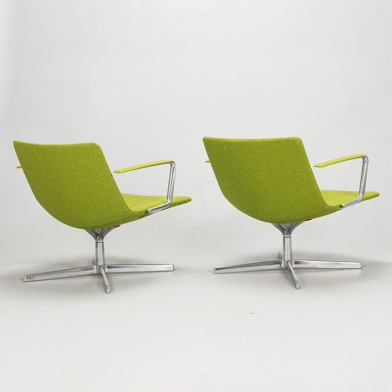 Lievore Altherr Molina, A pair of 'Catifa 60' chairs for Arper. Italy 21th century.