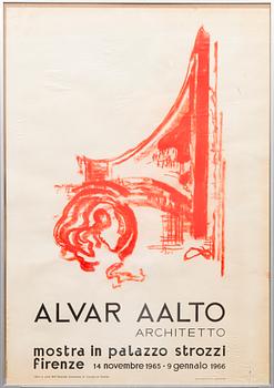 JULISTE, "Alvar Aalto architetto, mostra in palazzo strozzi Firenze, 14 novembre 1965 - 9 gennaio 1966".