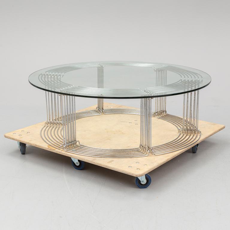 A 'Pantonova' coffee table by Verner Panton.