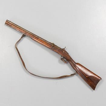 A percussion rifle from Europe, around year 1800.