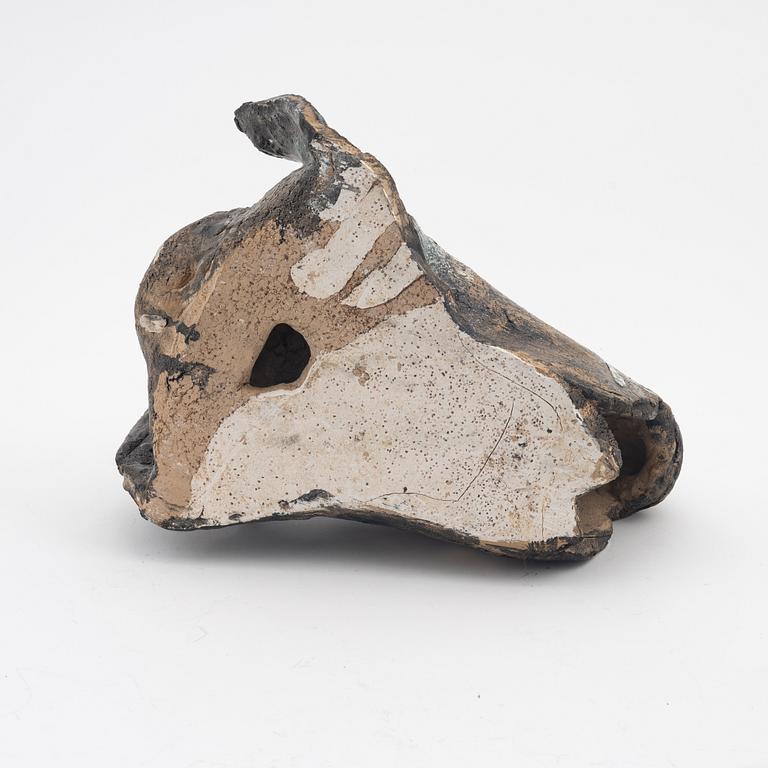 Henrik Allert, sculpture, stone ware, signed.