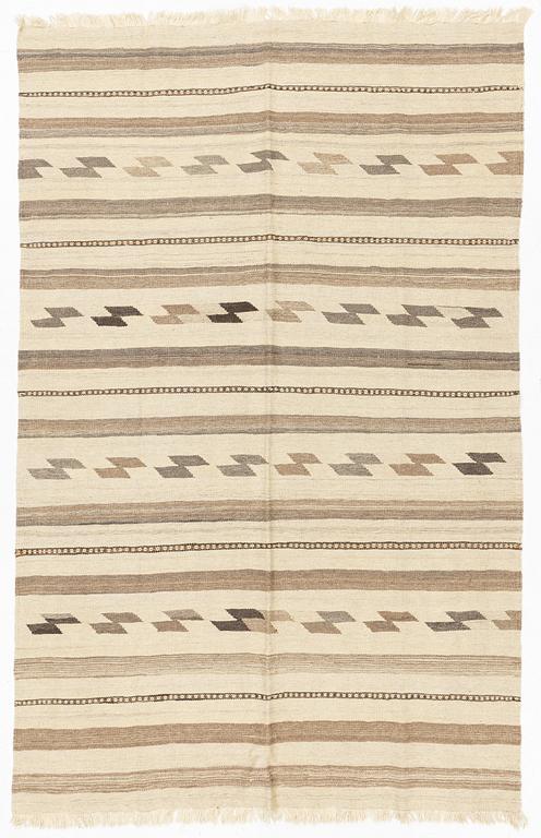 A kilim rug, approximately 245 x 162 cm.