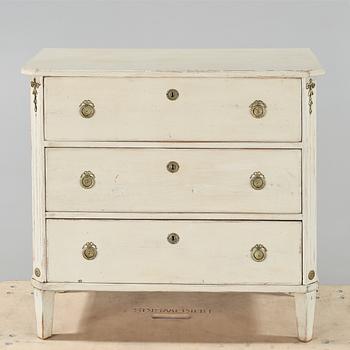 BYRÅ, sengustaviansk stil, omkring år 1900.