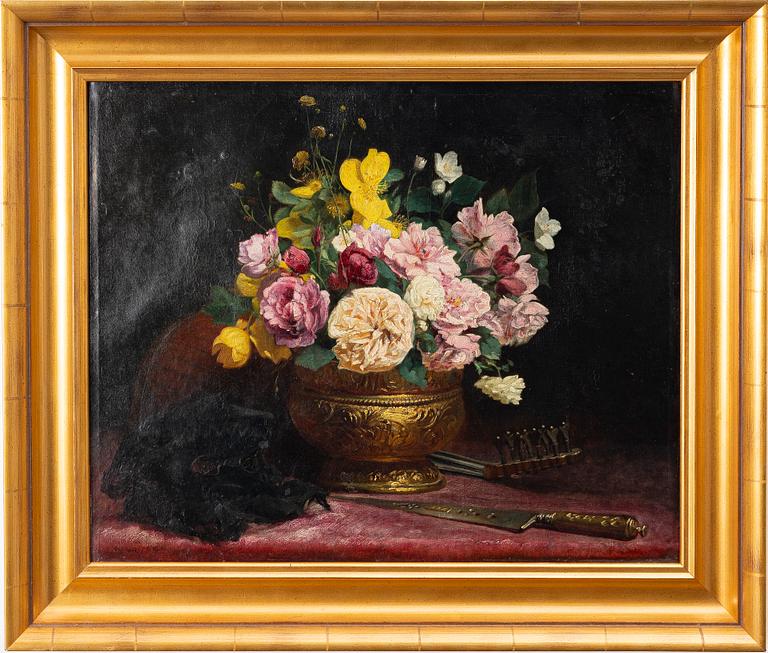 Charles Loyeux, Blomsterstilleben.