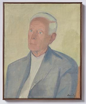 Vera Frisén, oil on relined canvas, signed.