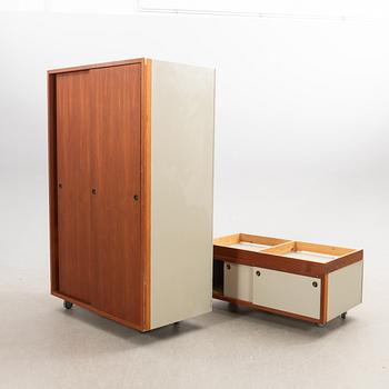Børge Mogensen, & Grethe Meyer, cabinet/wardrobe, "The Building Cabinets of the Home", Denmark, 1960s.