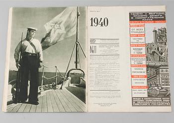 Soviet Magazine, "USSR in construction", 1940.
