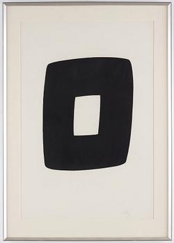 Ellsworth Kelly, "Noir avec Blanc" from "Suite of Twenty-seven Lithographs".