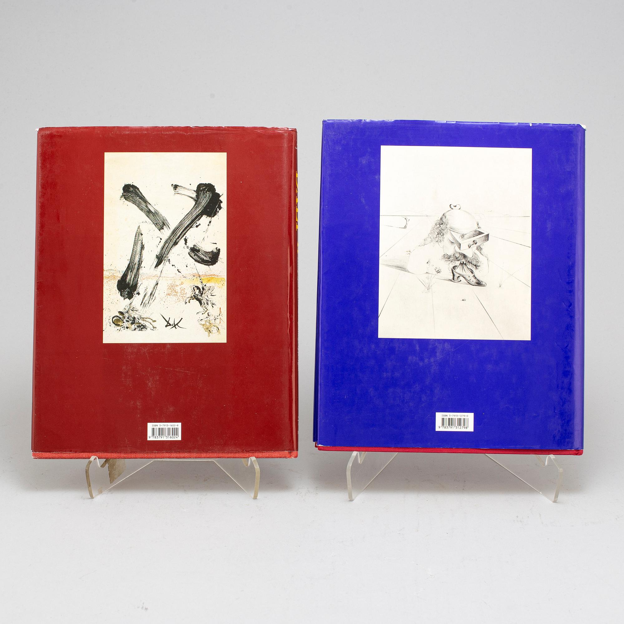 BÖCKER, Salvador Dali,Catalogue Raisonne of Etchings and Mixed-Media, prints och Catalogue Raisonne of Prints, vol I-II.