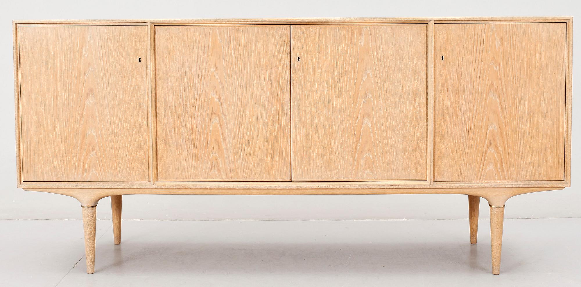 MATSALSGRUPP, 11 delar, "Cortina", Svante Skogh, Seffle Möbelfabrik, omkring 1900-talets mitt.