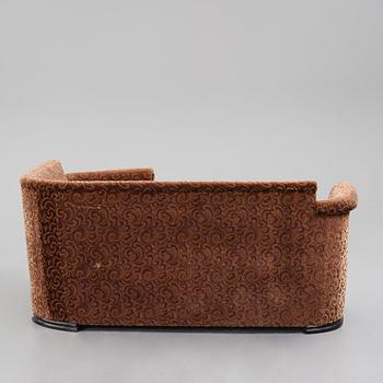 Axel Einar Hjorth, probably, a curved sofa, Nordiska Kompaniet, Sweden 1930s.