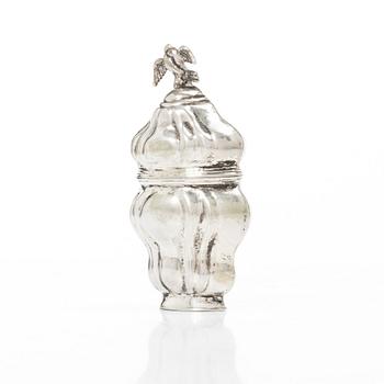 Scent box, silver, mark of Poul Jensen Theilgaard, Odense, Denmark (active 1795-1820).