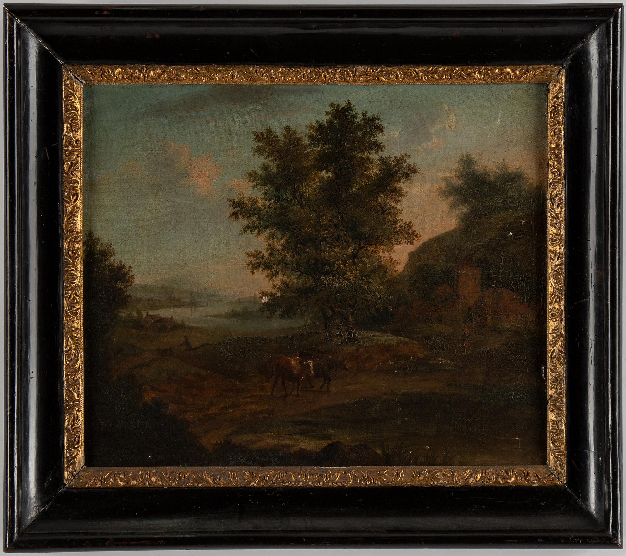 German School, circa 1800, oil on canvas, a pair.