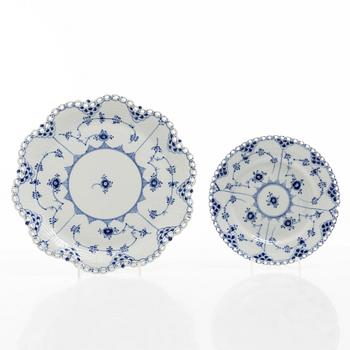 Royal Copenhagen, a 31-piece 'Blue Fluted' coffee service, Denmark.