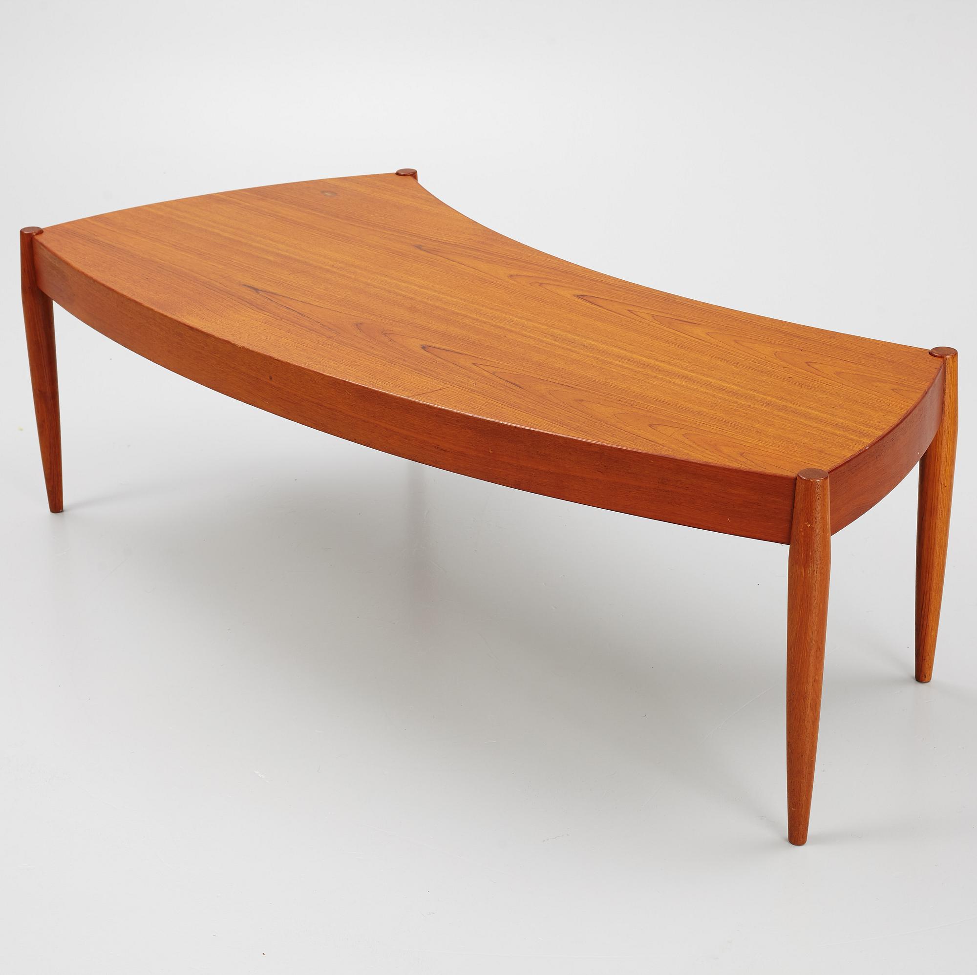 Johannes Andersen, a coffee table, trensum, 1960's.