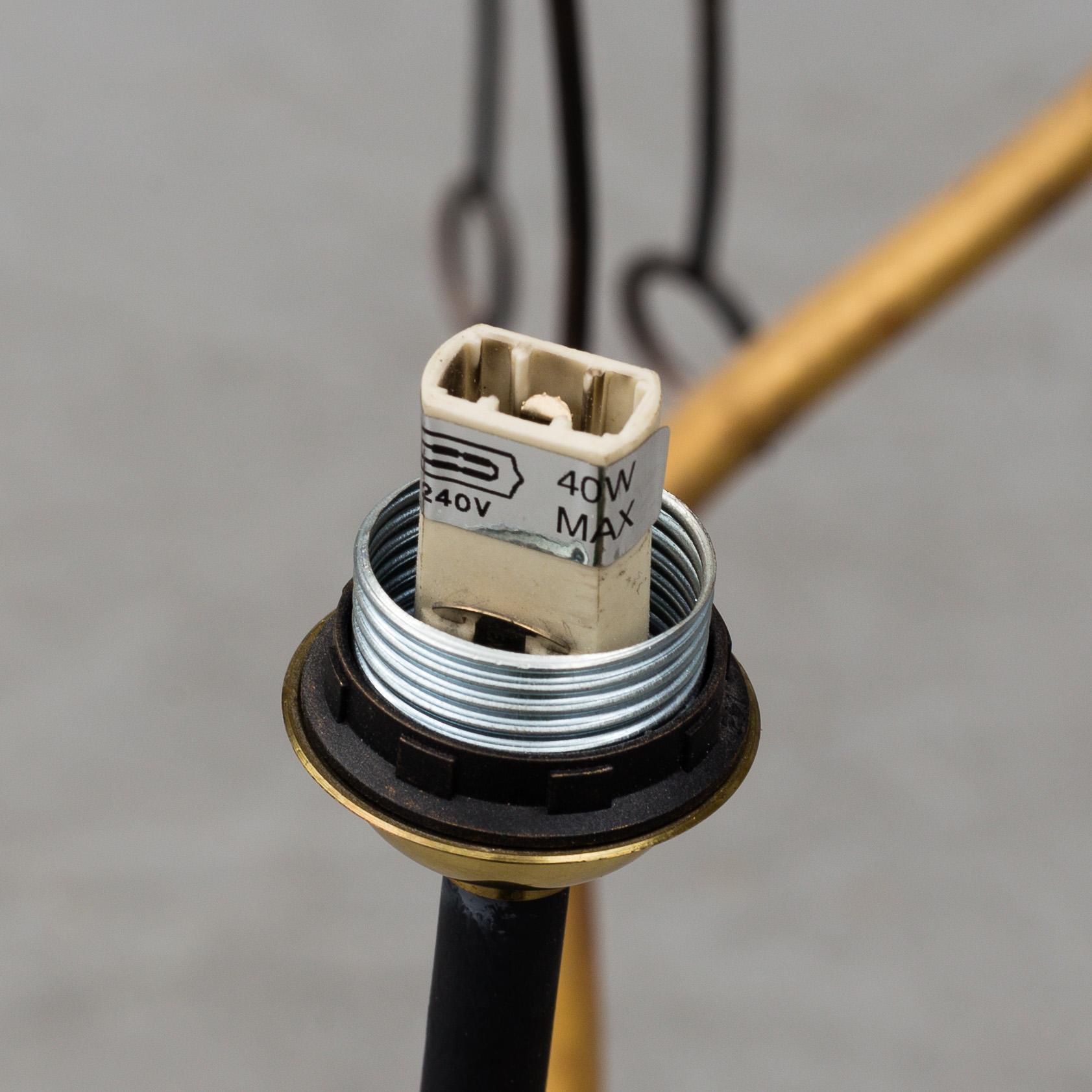 A "Lollipop Chandelier" ceiling light, by Gareth Devonald Smith, Porta Romana, England, 21st century.