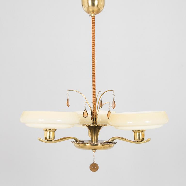 Paavo Tynell, taklampa modell 1253/3 Taito, 1930-tal.