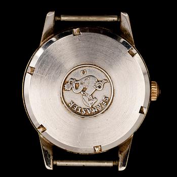 HERRARMBANDSUR, guld på stål, Omega Seamaster 30.