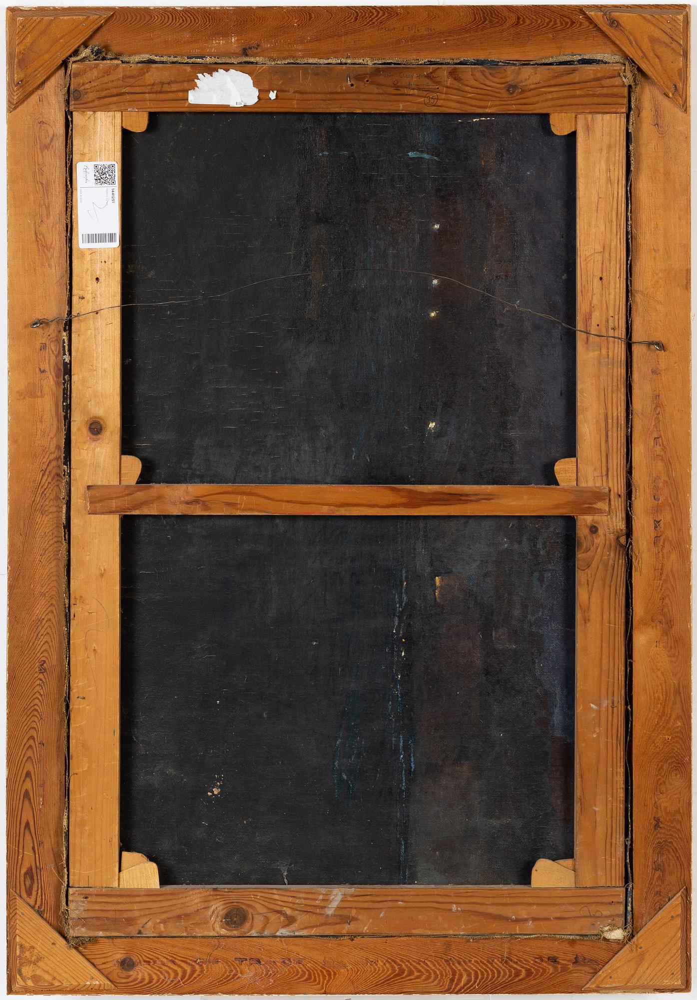 Märtha Tynell, olja på duk, signerad.