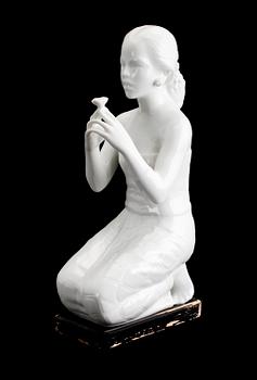 FIGUR, porslin, "Baliflickan", Harald Salomon, Rörstrand.