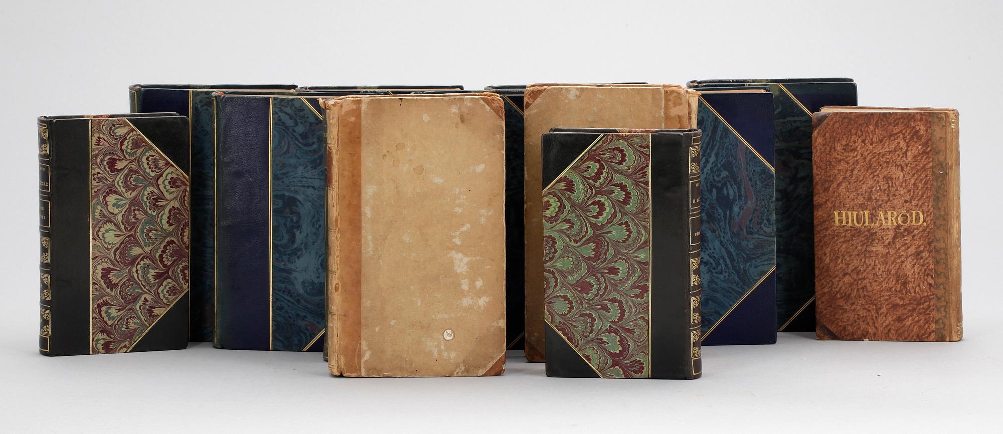 BOKPARTI, 13 delar, lyrik/drama, bla "Théatre complet de Molière", Paris tidigt 1900-tal.