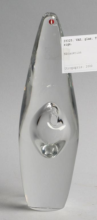 VAS/OBJEKT, glas, Timo Sarpaneva, Iittala, sign 73/1984.