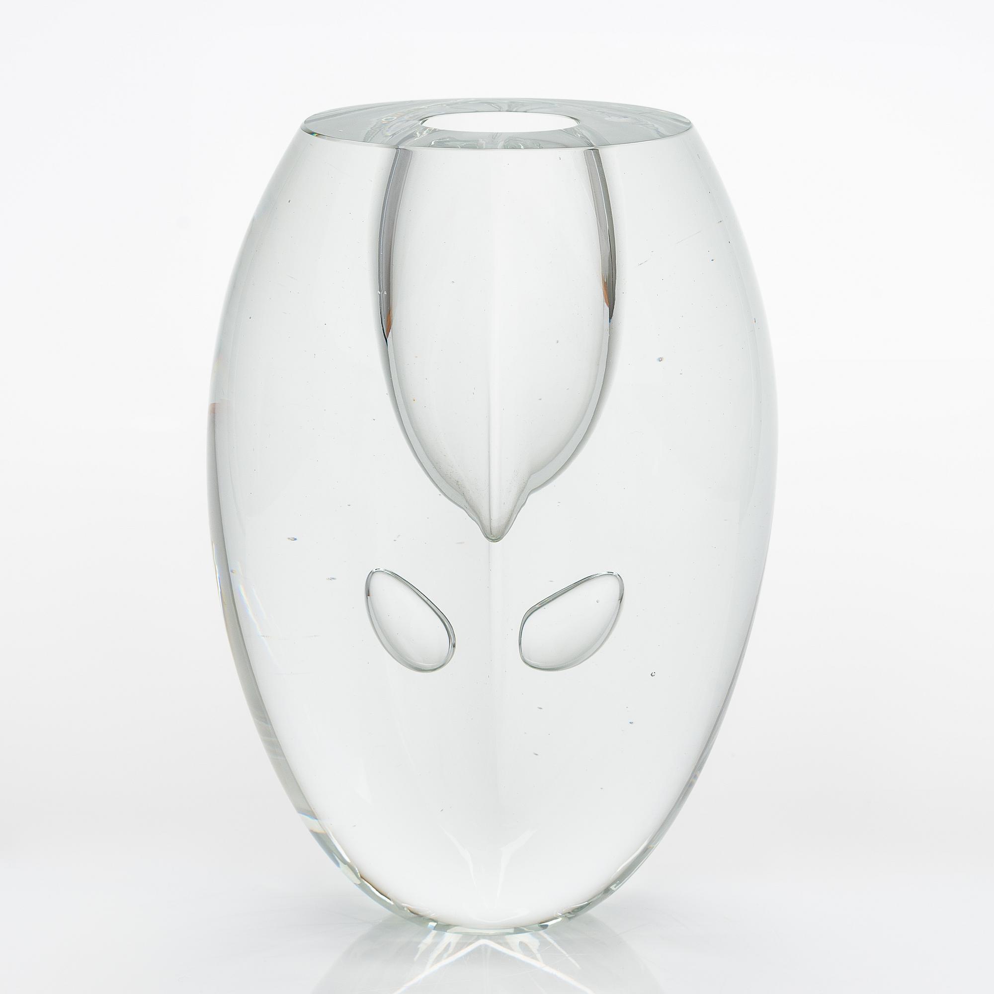 Timo Sarpaneva, lasiveistos, "Claritas", malli 0703, signeerattu Timo Sarpaneva Iittala 1984 C 345.