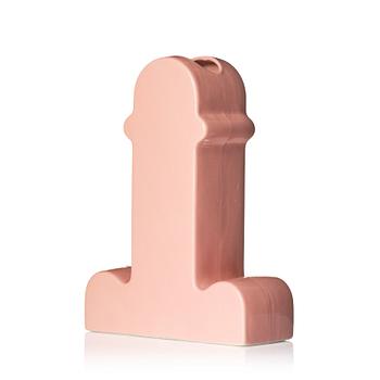 115. Ettore Sottsass, a 'Shiva' pink glazed ceramic vase, B.D Barcelona, post 1973.