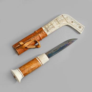 SAMEKNIV, möjligen Johan Fankki, monogramsignerad JF, 1900-tal.
