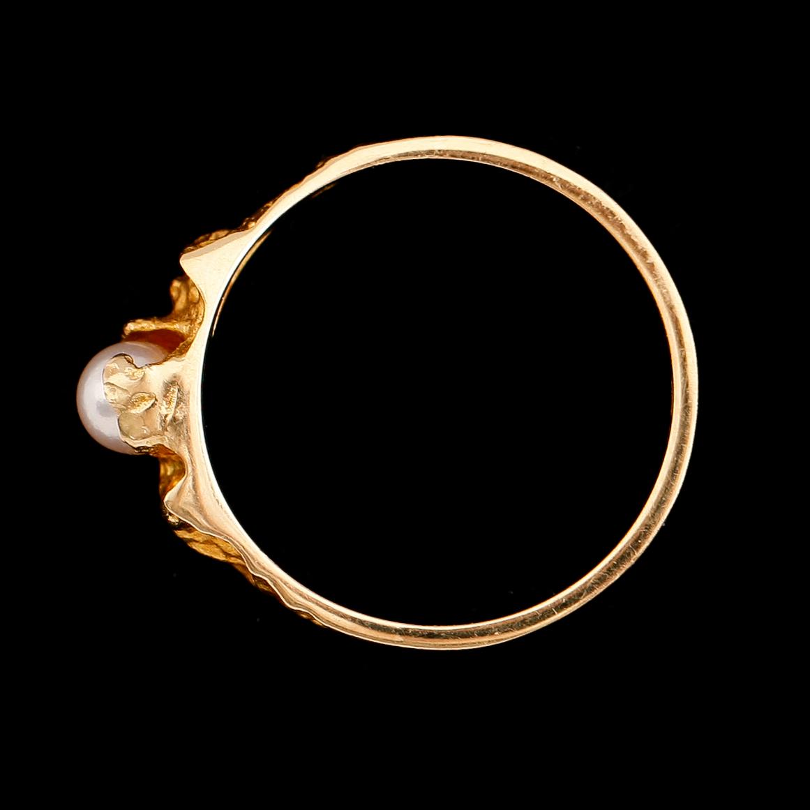 RING, 18 k guld, Lapponia, Finland 1994. Vikt 3 g.