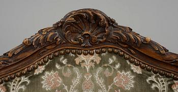 FÅTÖLJ, Louis XVI-stil, 1800-tal.