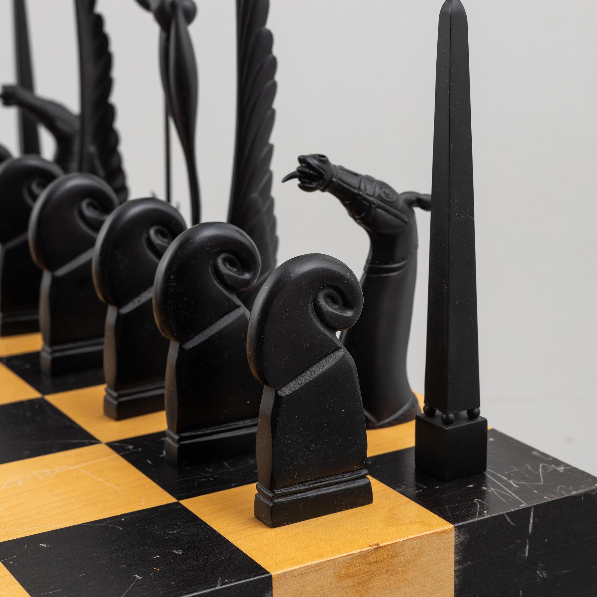 Paul Wunderlich, Chess game "Minotaurs".