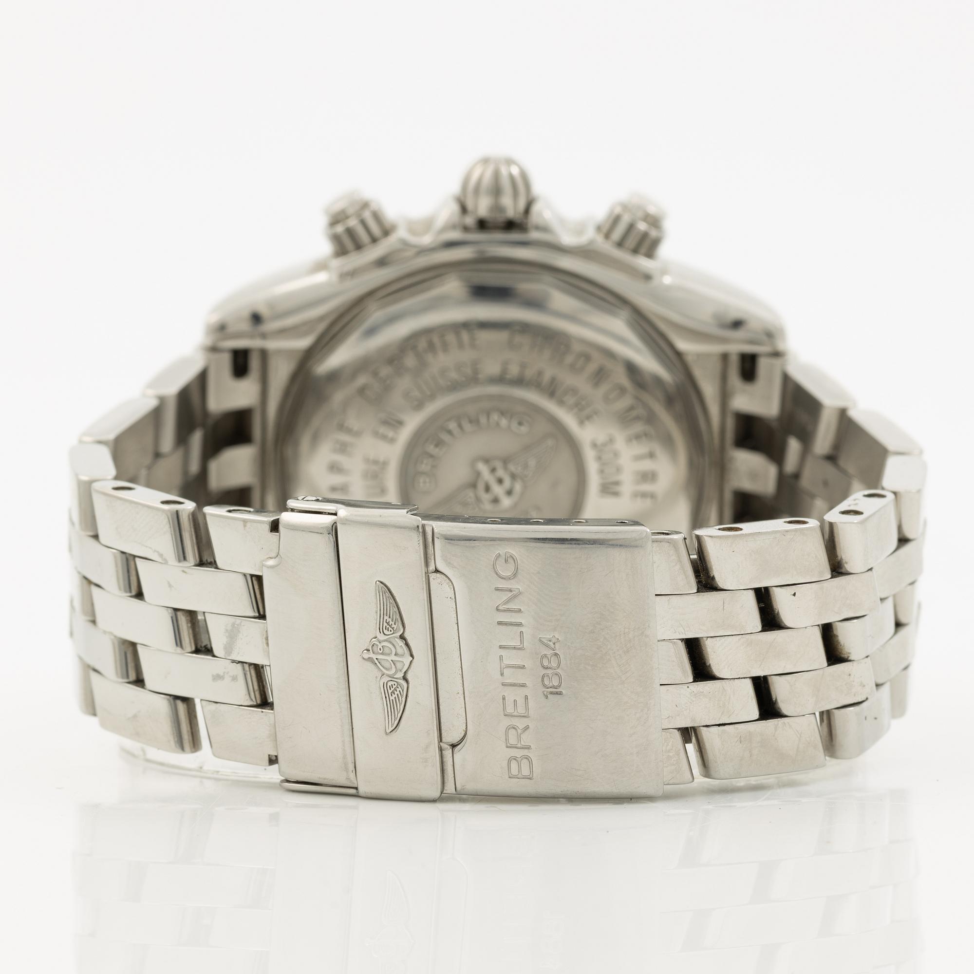 Breitling, Chronomat Evolution, wristwatch, chronograph, 43.7 mm.