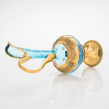 Karahvi ja kuusi juomalasia, Murano, 1900-luvun puoliväli.